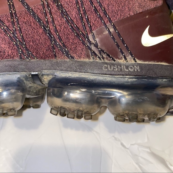 NIKE Womens Air Vapormax Run Utility Burgundy Crush size 9 - Picture 6 of 7